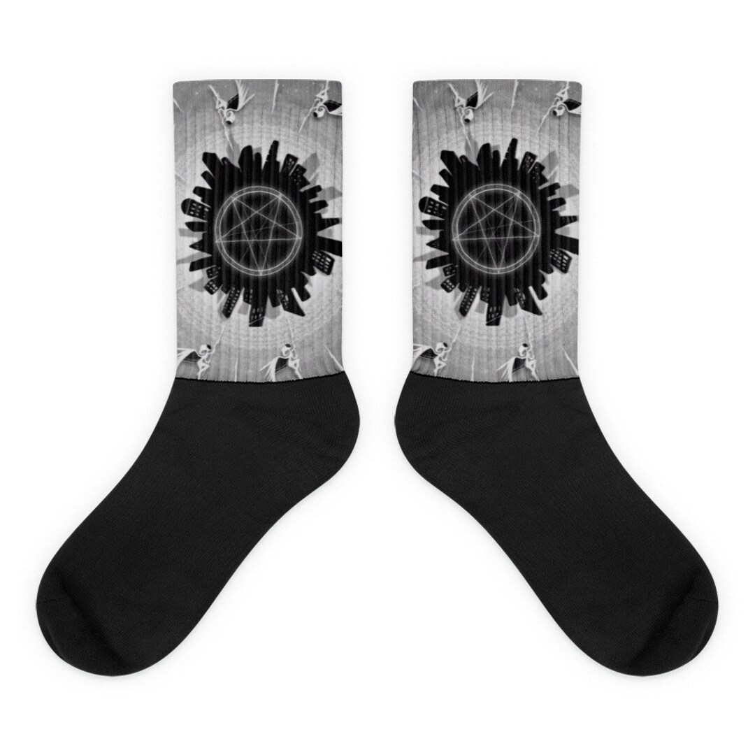 Hazbin Hotel Pentagram City Socks - Etsy
