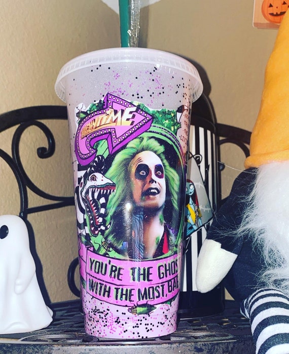Beetlejuice Starbucks Cold Cup Etsy
