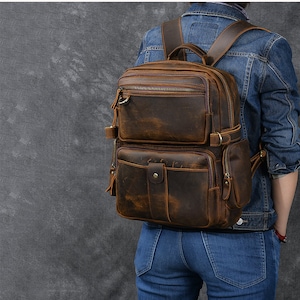 Leather Backpack Men,Men Leather Backpack,Leather Bag Men, Men Backpack,Mens Leather Bag, Men Leather Backpack