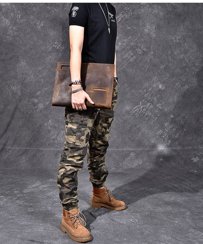 Leather Handbag Mens Leather Bag Gift for Him Etsy