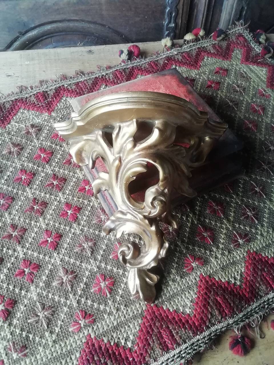 Applique Murale en Plâtre Vintage Français