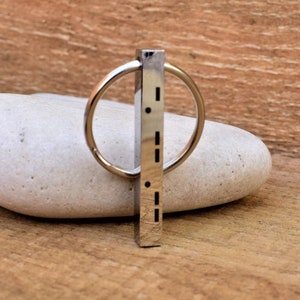 morse code keychain men secret message keychain custom morse code key chain mens keychain gift boyfriend message keychain morse code gifts