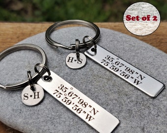 long distance boyfriend gift couple keychains set coordinate keychain long distance relationship keychain distance couples gifts friendship