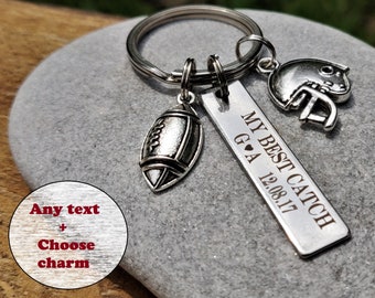 best catch keychains rugby portachiavi personalizzato portachiavi rugby allenatori regalo personalizzato sport portachiavi squadra di calcio regalo mamma regalo figlio