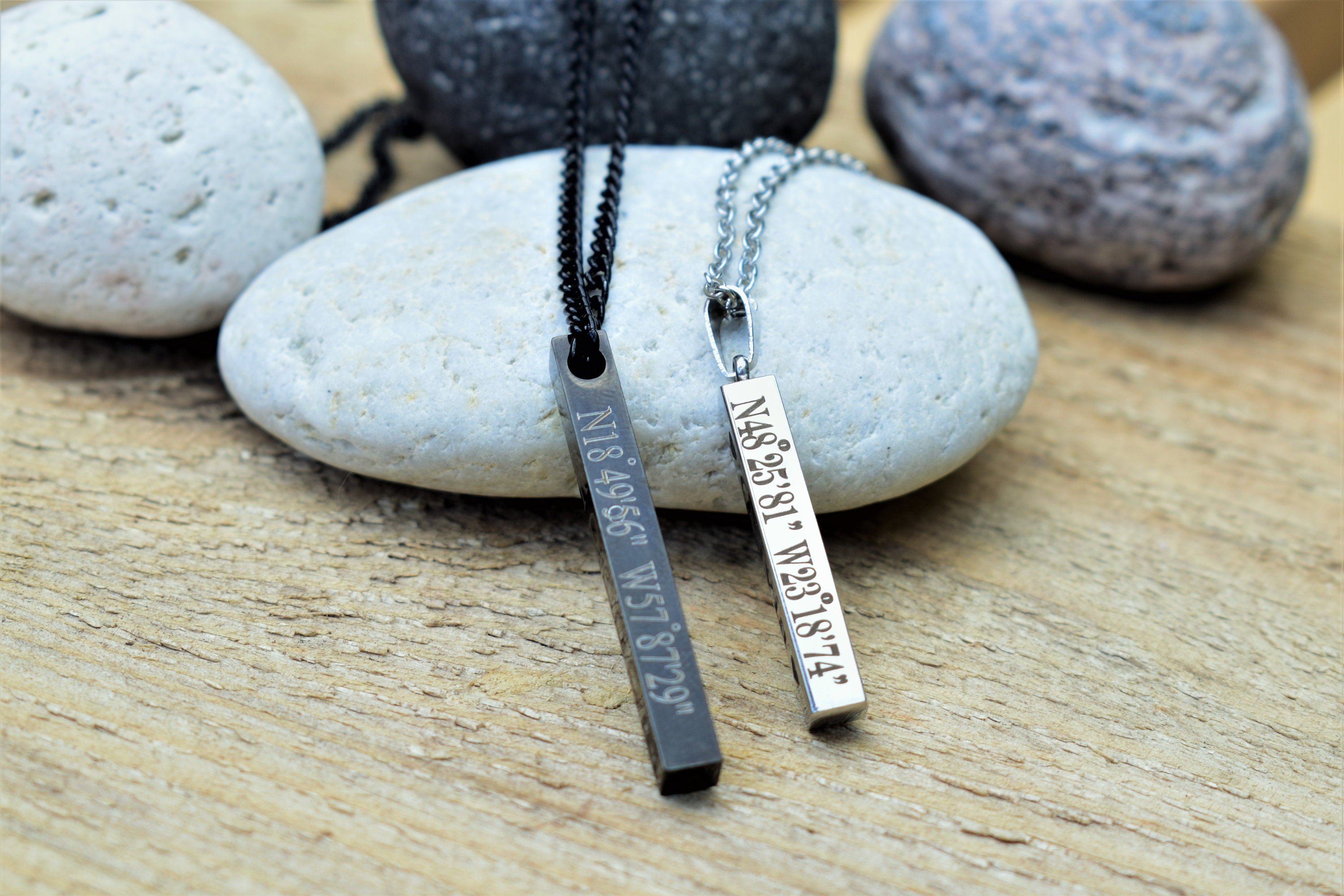 Long distance relationship necklace long distance boyfriend Etsy