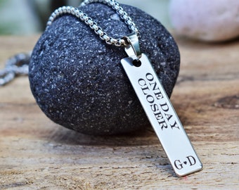 Collana Personalizzata A Distanza Per Il Fidanzato Collana A Distanza Personalizzata Collana Con Ciondolo Personalizzato Collana A Distanza Per Il Fidanzato pendnt lui