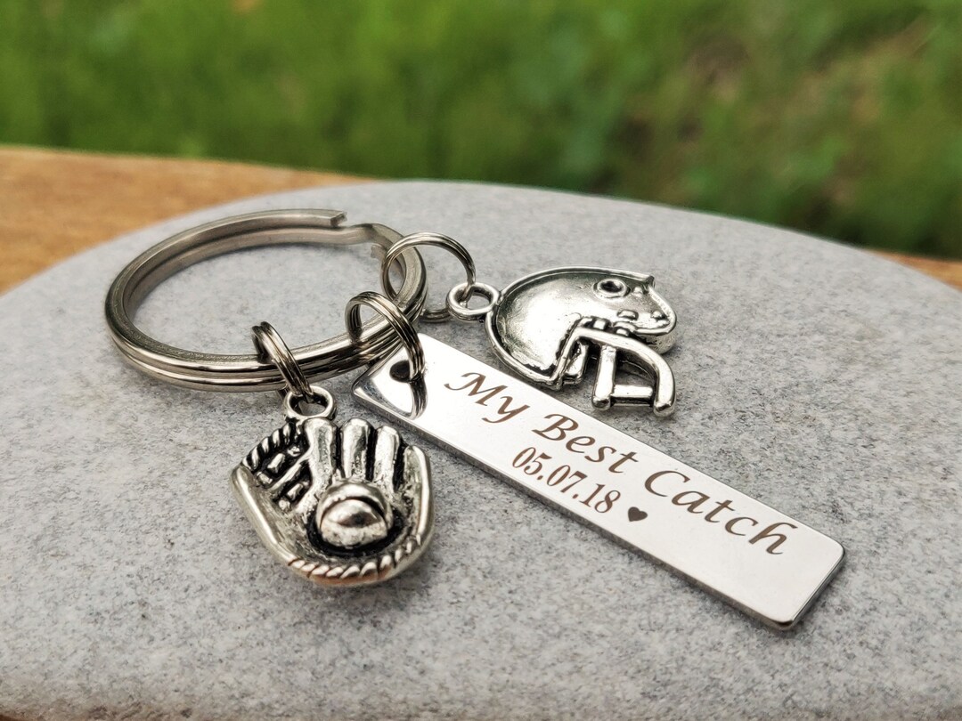 Best Catch Keychain Personalized Keychain Boyfriend Keychain Key Chain