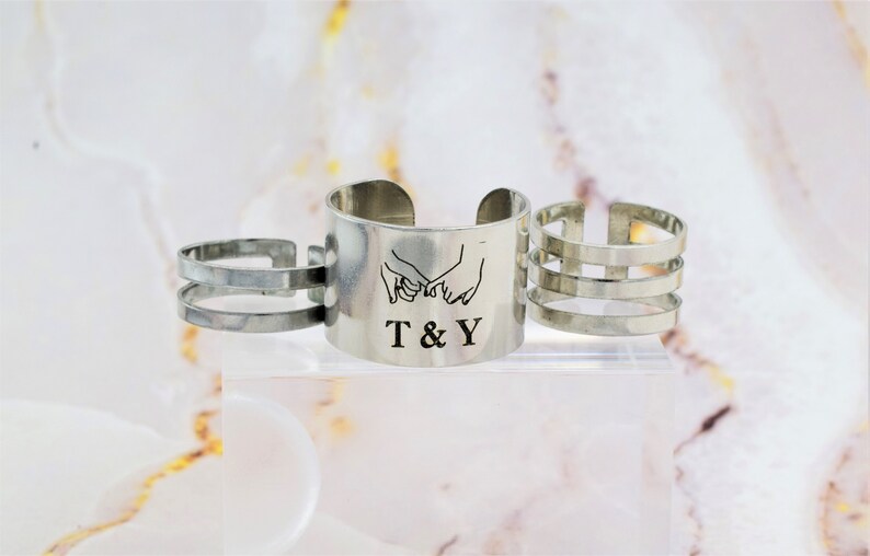To My Best Friend Sister Pinky Promise Ring Hand in Hand Rings Etsy