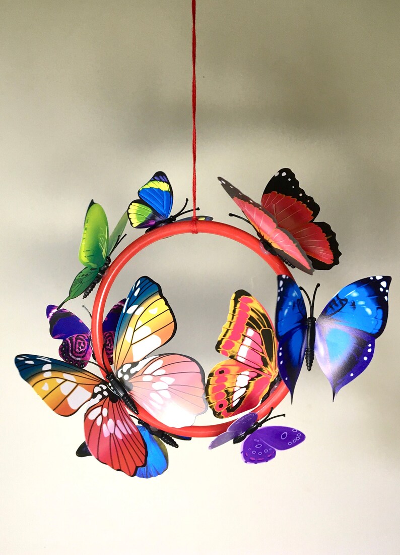 Butterfly Hanging Mobile Etsy
