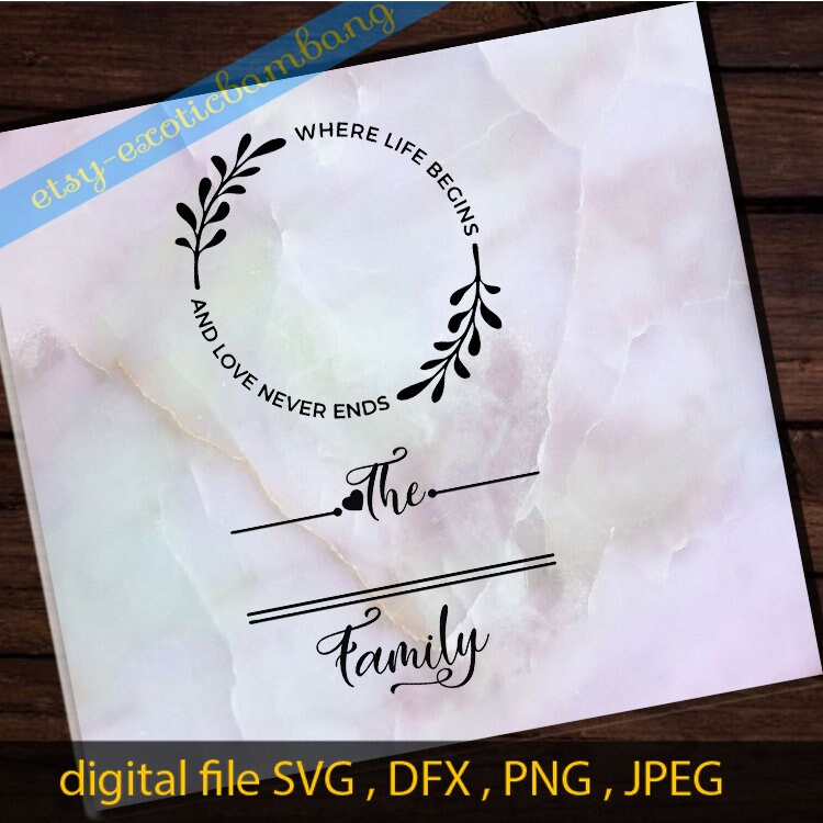 Download Family Established svg Family Name svgLast Name Digital ...