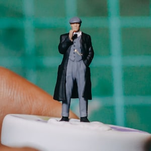 Miniature Actionfiguren Pea ky Man Blin ders Diorama HO Maßstab 1:87 Dekoration 1/87
