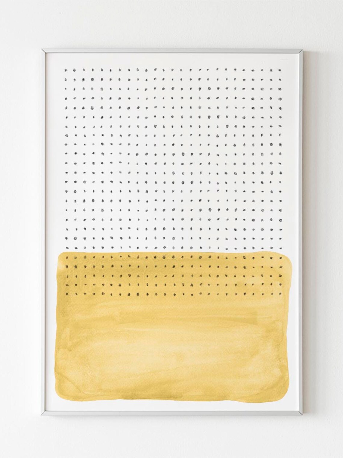 Mustard Print Downloadable Abstract Printable wall art | Etsy