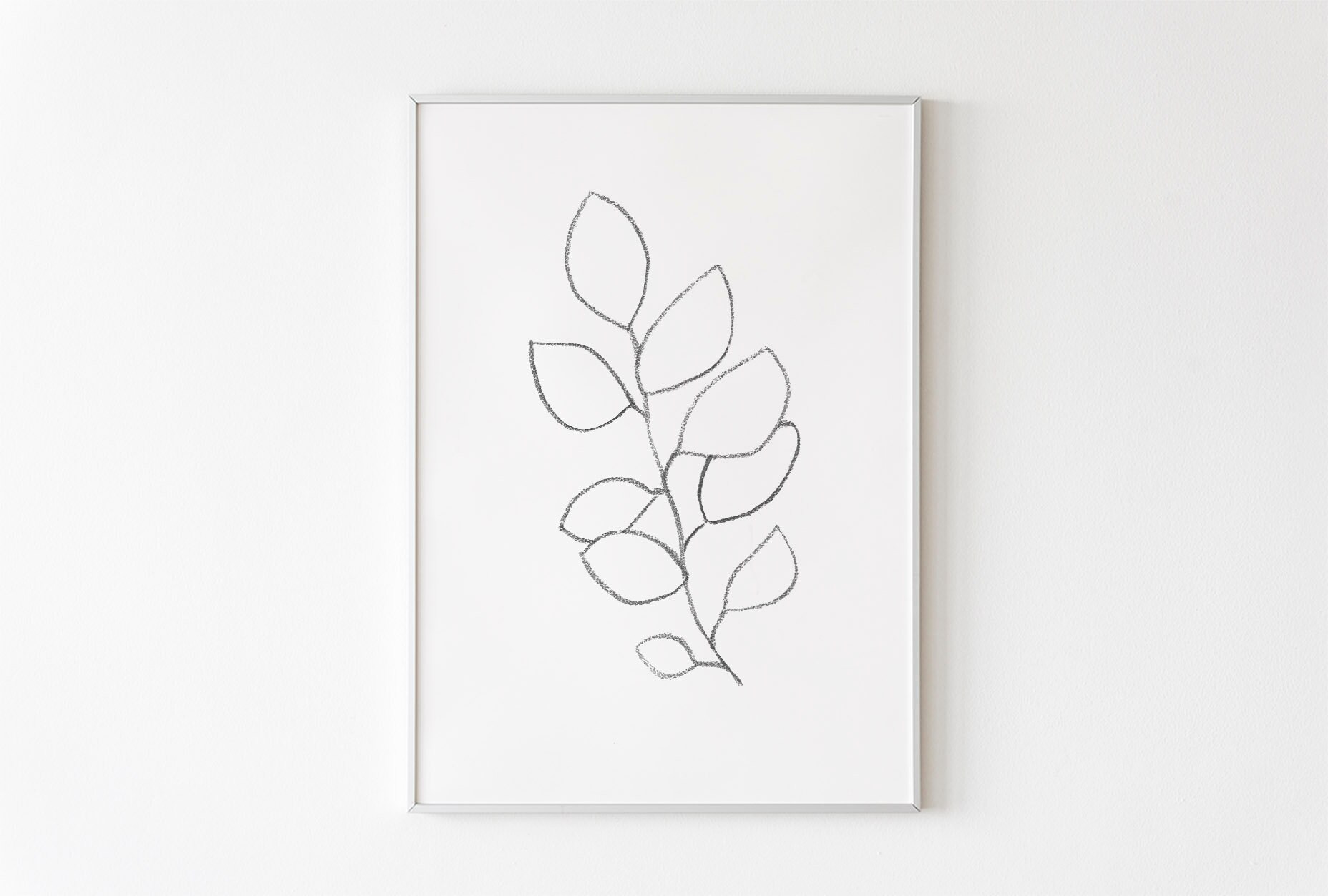 Set of 3 Botanical Printable Wall Art Minimalist Print | Etsy