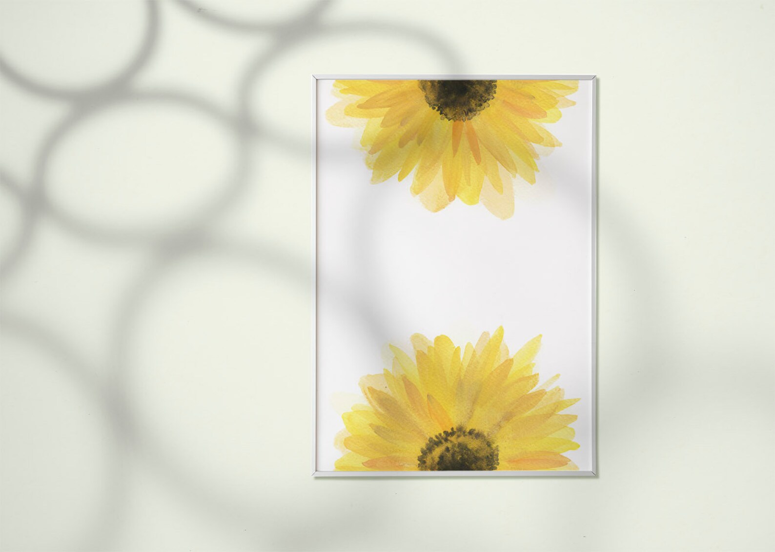 Sunflower Printable Wall Art Flowers Print Downloadable Yellow | Etsy