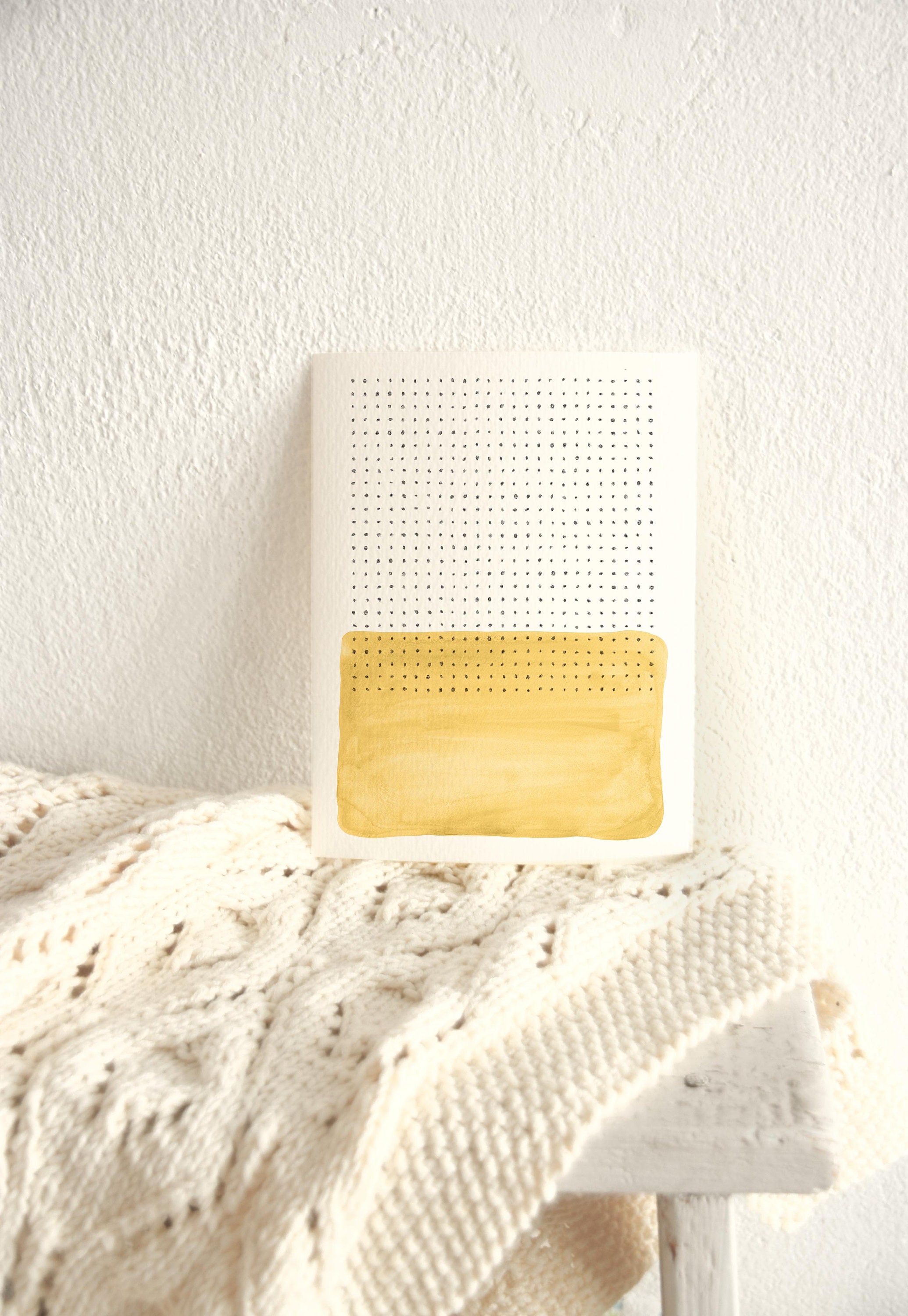 Mustard Print Downloadable Abstract Printable wall art | Etsy