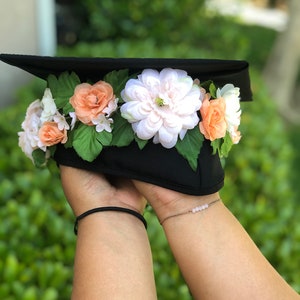 Custom Graduation Cap Flower Crown