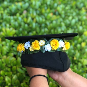 Custom Graduation Cap Flower Crown - Small