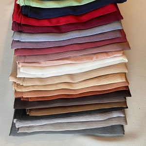 Luxury Premium Lush Silk Scarf Hijab Elegant Plain Wrap Sarong Shawl Cape