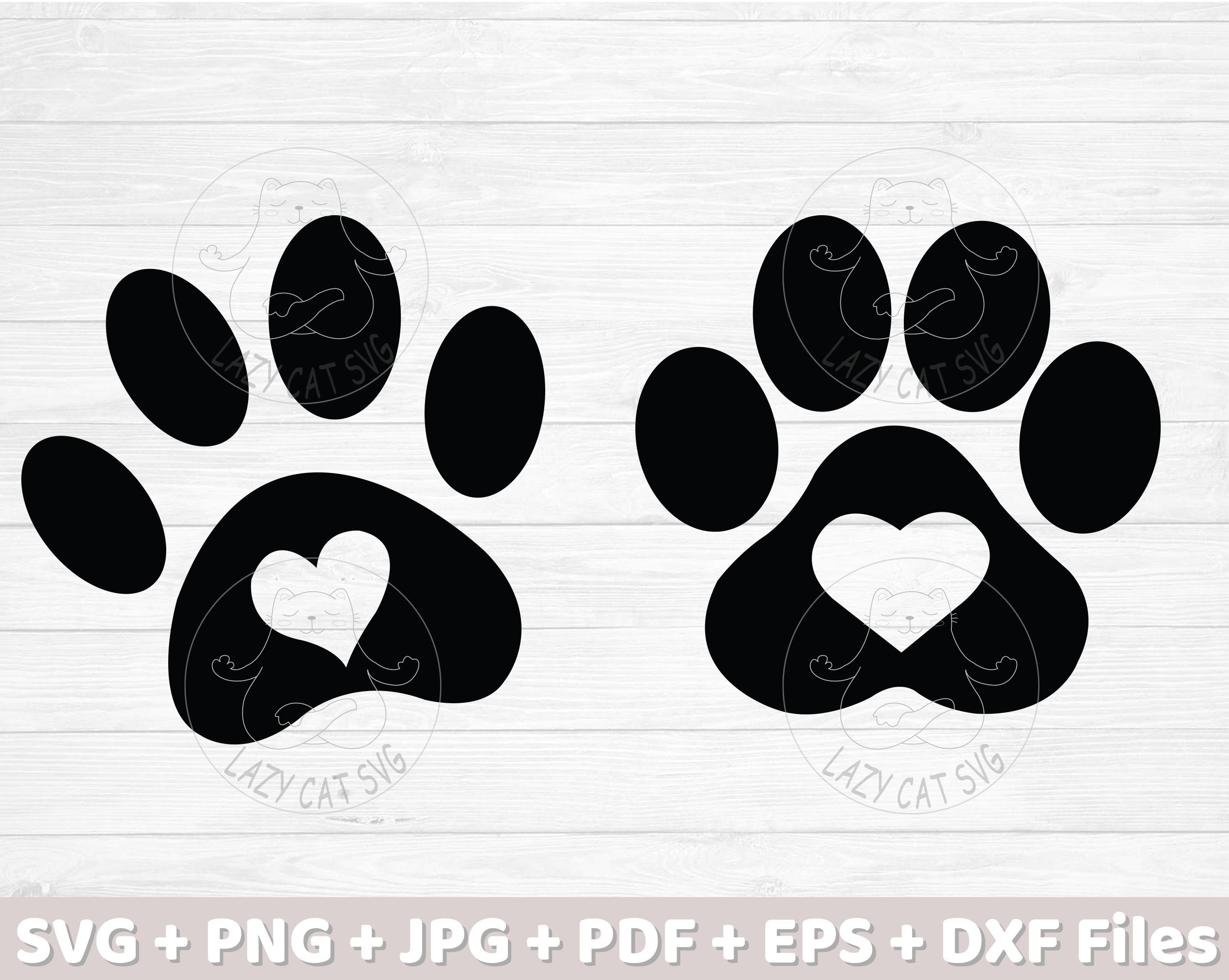 Hundepfote Print SVG Sofort Download Druckbare Liebe Pfote - Etsy Schweiz