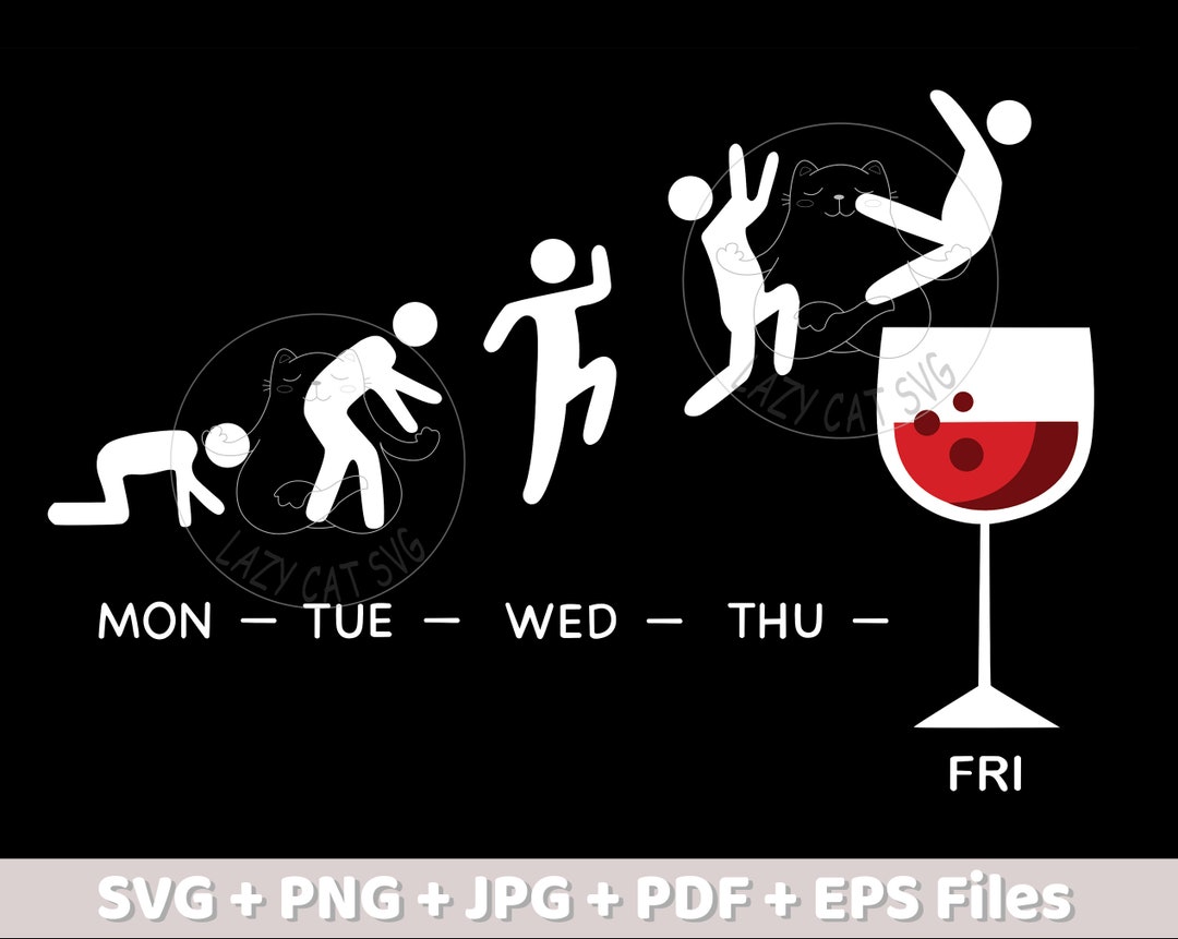 Friday Wine Shirt Clipart, Funny Quote SVG, Wine Sayings Svg, Wine