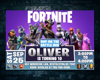 fortnite invitation - bus de reanimation fortnite map