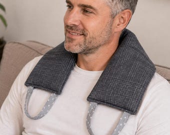 Microwave Heating Pad Sewing Pattern PDF | Neck Shoulder Heat Wrap | Hot Cold Therapy Pack | Easy Beginner Patient Comfort Care Gift to Sew
