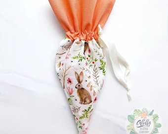EASY Drawstring Carrot Pouch Sewing Pattern & Video Tutorial | Printable PDF | Easy DIY Gift to Sew | Instant Download | Instructions | Hunt
