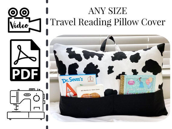 Any Size Travel Reading Pillow Cover Sewing Pattern Tutorial - Diy Travel Pillow Cover Any Size Travel Reading Pillow Cover Sewing Pattern Tutorial - Diy Travel Pillow Cover