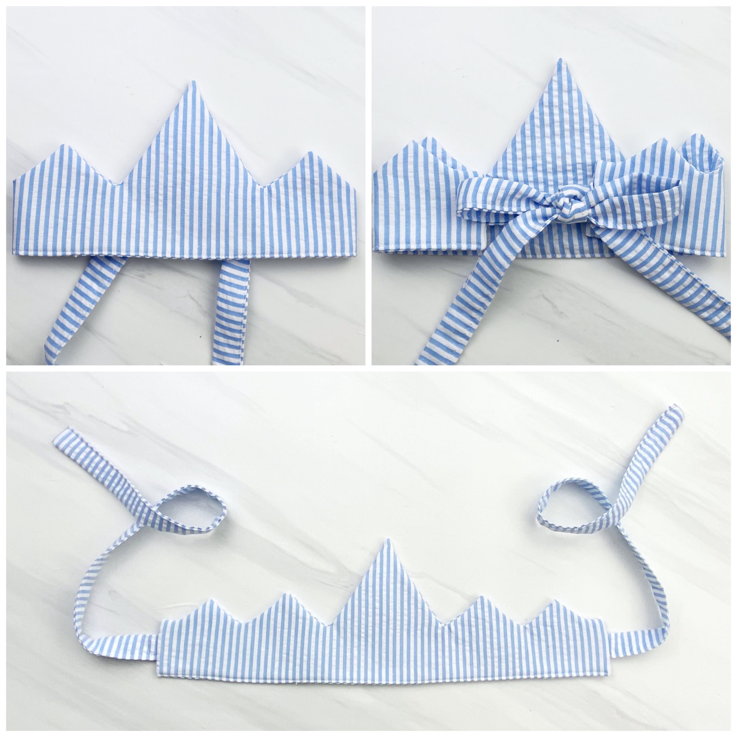 Basic Crown Pattern Traditonal Fabric Crown Sewing Pattern & VIDEO Tutorial | Printable PDF ...
