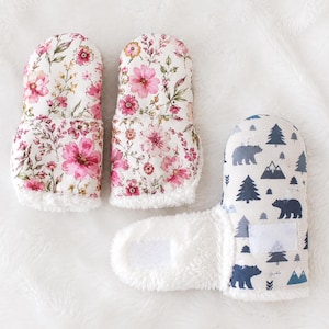 Baby and Toddler Winter Wrap Mittens Sewing Pattern & VIDEO Tutorial | Printable PDF | Easy DIY Gift to Sew | Instant Download | Instruction