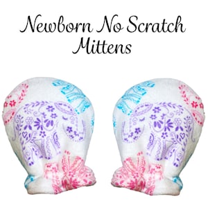 Baby No Scratch Mittens Sewing Pattern & Tutorial | Newborn | Easy DIY | Baby Shower Gift to Sew | PDF | Instant Download | Hand Covers