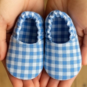 Boy or Girl Fabric Shoes Sewing Pattern & Tutorial | Newborn - Baby - Toddler | Easy DIY | Baby Shower Gift to Sew | PDF | Instant Download