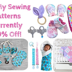 Baby and Toddler Winter Wrap Mittens Sewing Pattern & VIDEO Tutorial ...