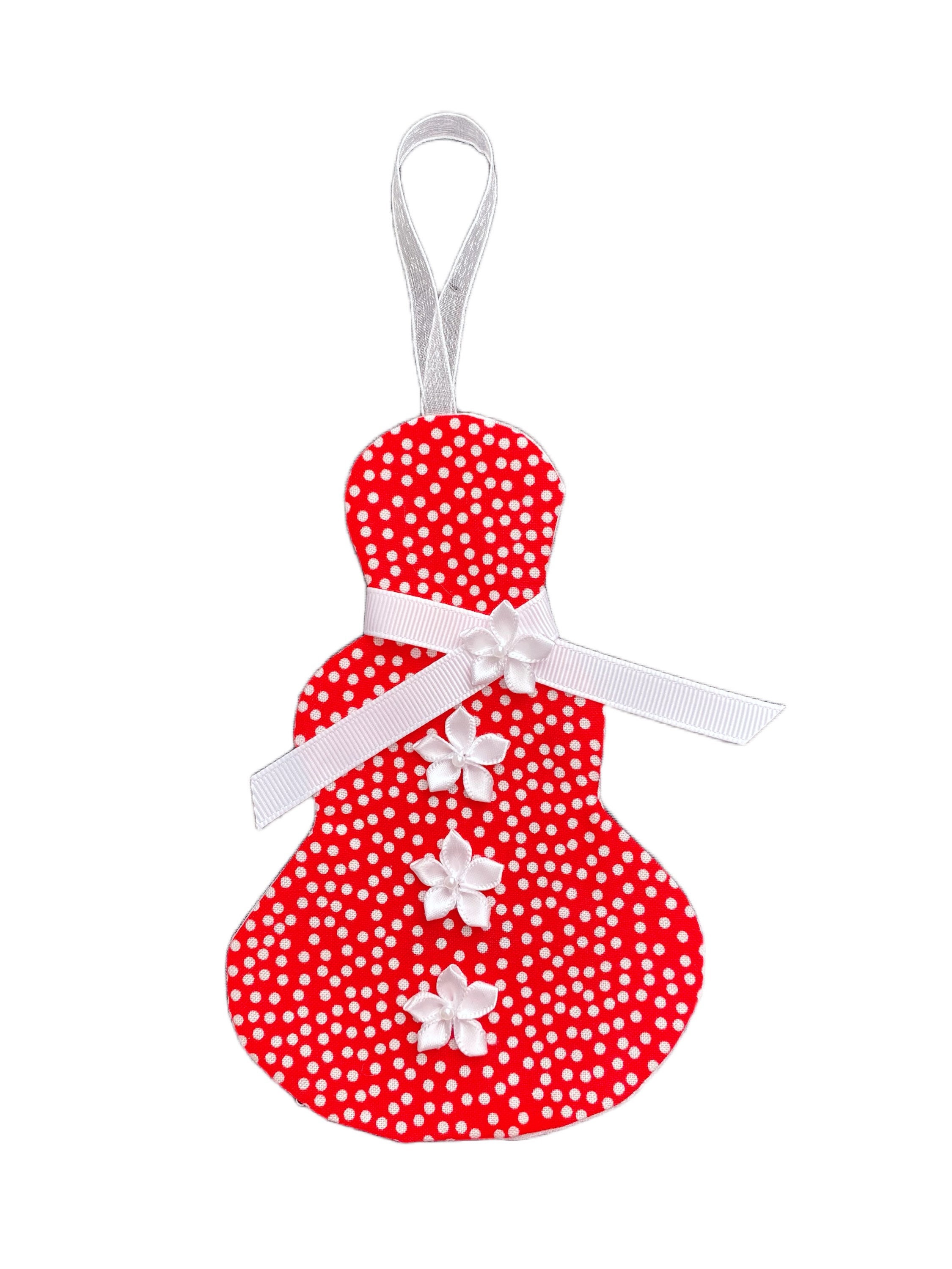 Fabric Snowman Christmas Tree Ornament Sewing Pattern & VIDEO Tutorial PDF  Easy DIY Holiday Decor Gift to Sew Beginners Sewing Project -  Finland