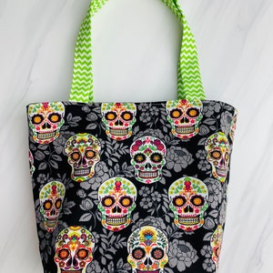 EASY Beginners Reversible Trick or Treat Tote Bag Sewing Tutorial DIY Pattern Halloween Bag PDF Beginner Sewing Project image 3