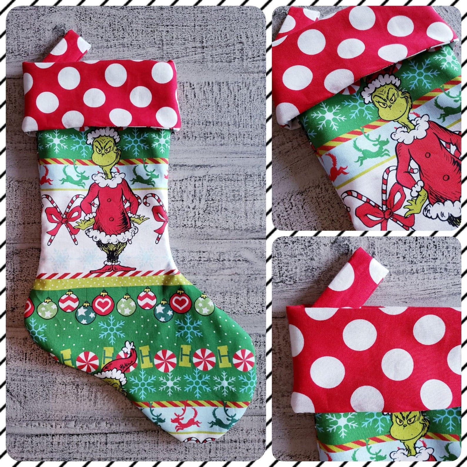 EASY Beginner Christmas Stocking Sewing Pattern and Tutorial Etsy