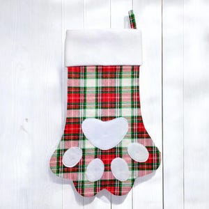 Animal Paw Stocking Sewing Pattern & Tutorial | Christmas | Holiday | Easy DIY | Dog Gift to Sew | PDF | Instant Download | Cat Fur Baby Pet