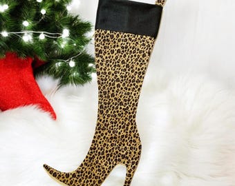 BESTSELLER Stiletto Stiefel High Heel Weihnachtsstrumpf Schnittmuster & Anleitung | nähen | Urlaub | Einfach DIY | Geschenk zum Nähen | Anfängerfreundlich