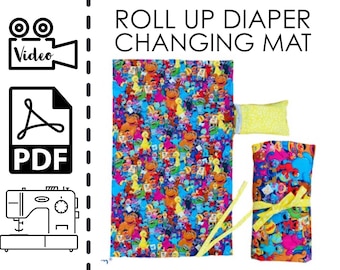 Diaper Changing Pad Sewing Tutorial | Sew | Pattern | Easy DIY | Baby Shower Gift to Sew | Mat | Toddler | Baby | Newborn | Pattern