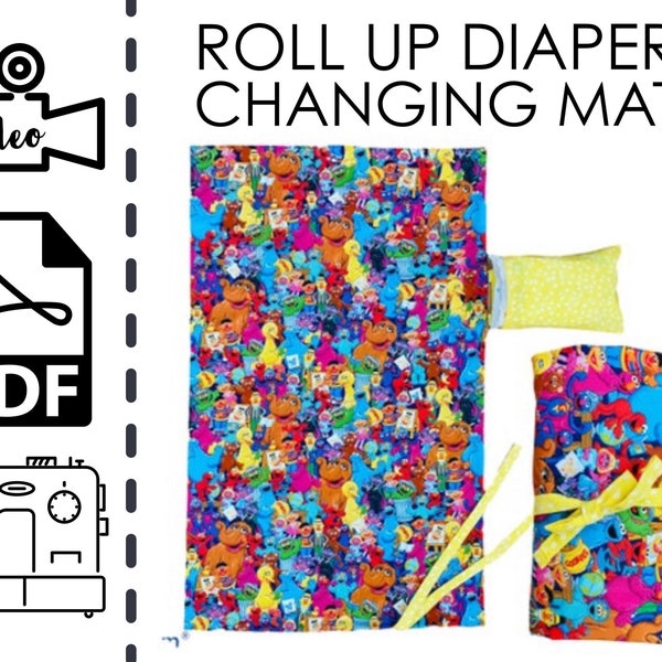 Diaper Changing Pad Sewing Tutorial | Sew | Pattern | Easy DIY | Baby Shower Gift to Sew | Mat | Toddler | Baby | Newborn | Pattern