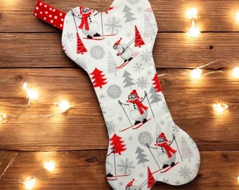 犬の骨の動物のクリスマスストッキングの縫製パターンとチュートリアル | クリスマス | 簡単なDIY | 縫うギフト | ペット | ホリデー | DIY | 方法 | 犬 | 子犬