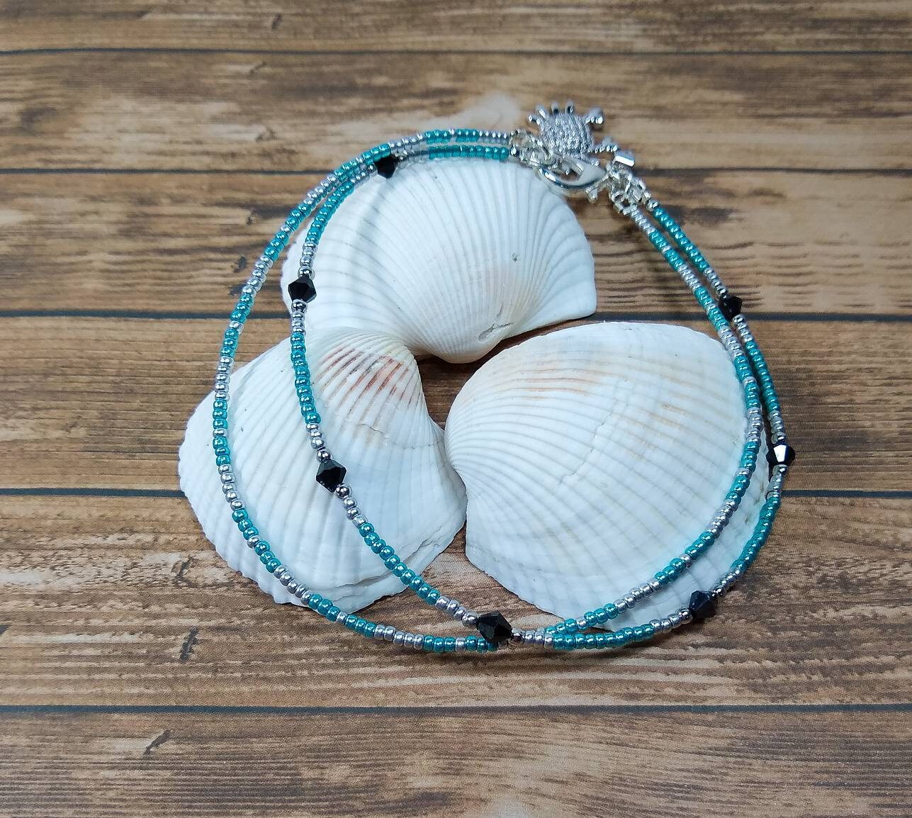 Crab Anklet Strand Anklet Body Jewelry Beach Jewelry Ankle Etsy