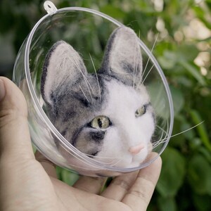 Pet Plush Custom - Realistic Cat -Needle Felted Cat -Plush Toy - Custom Pet Portrait - Pet Stuffed Toy - Personalized Gift - Cute Gift Idea