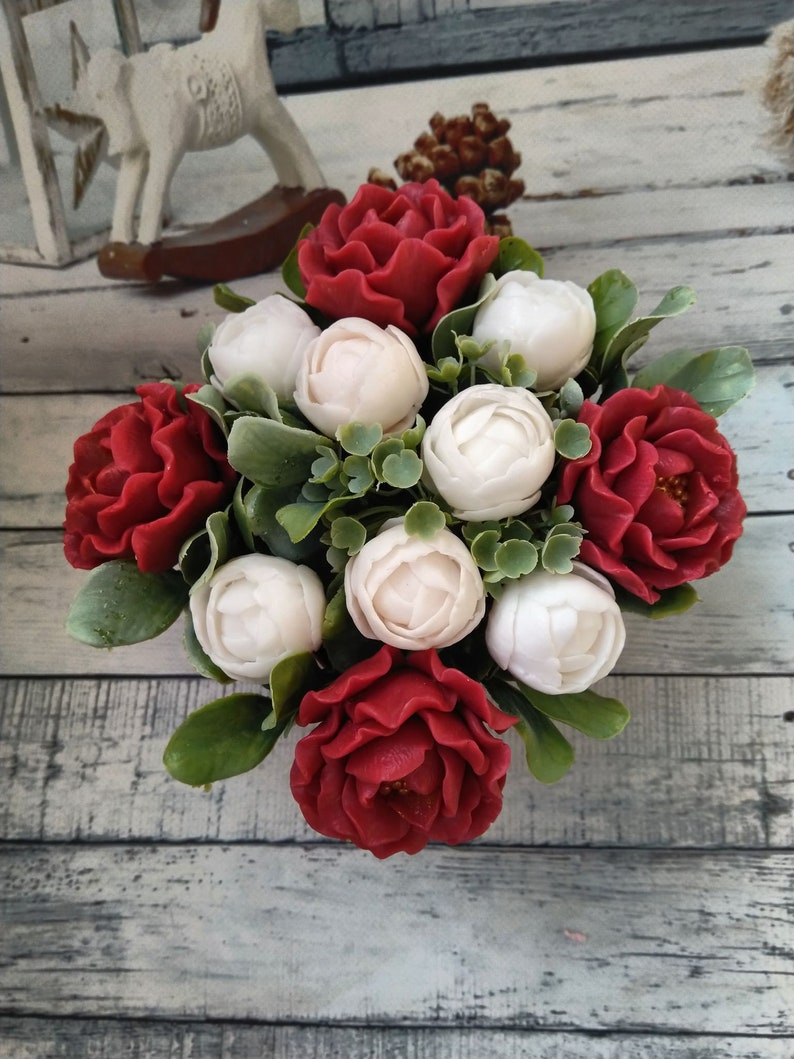 mother of the groom gift from sonsoap floristic Birthday gift Home Decor Soap bouquet Soap flowers,Wildflower Soap artificial flowers