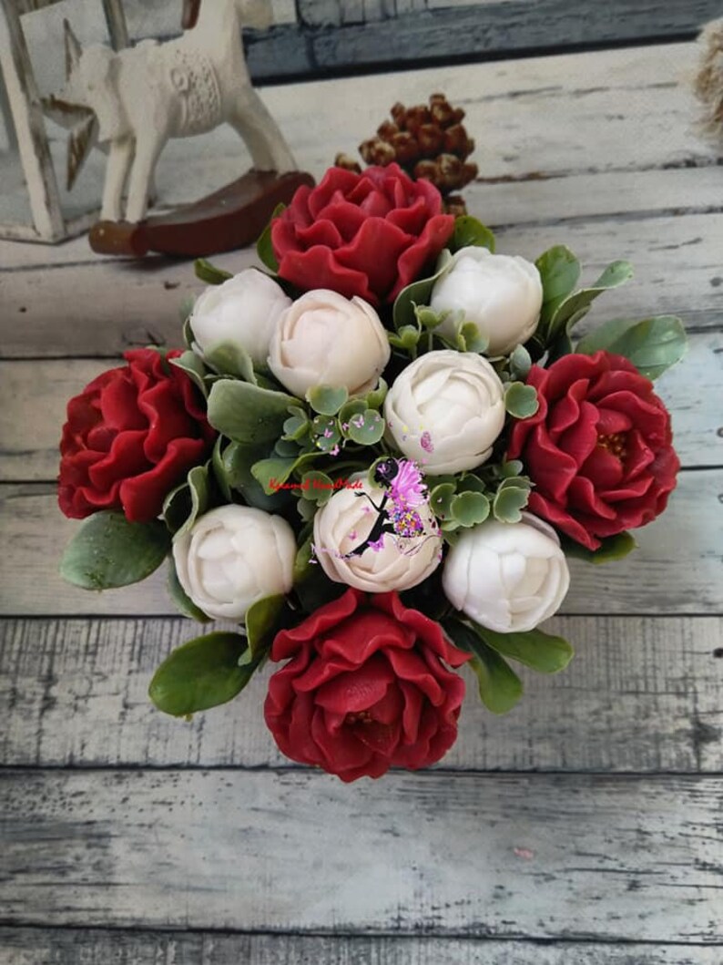 mother of the groom gift from sonsoap floristic Birthday gift Home Decor Soap bouquet Soap flowers,Wildflower Soap artificial flowers