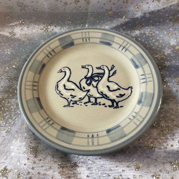 Louisville Stoneware Gaggle of Geese plates