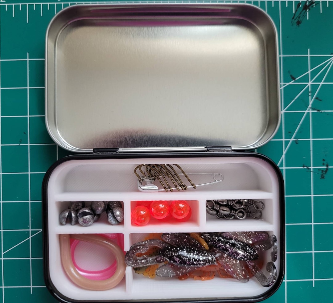 Altoids-style Tackle Box Kit for Trout/pan Fishing With Magnetic Lid Cover - Etsy Altoids-style Tackle Box Kit for Trout/pan Fishing With Magnetic Lid Cover - Etsy