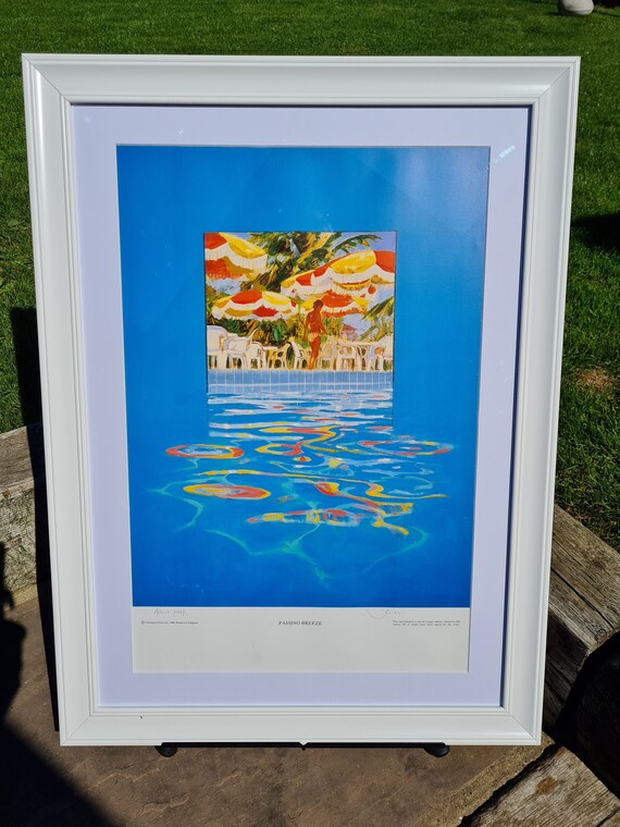 Really Cool Signed "Artist Proof" print by Johnny Jonas titled "Passing Breeze".