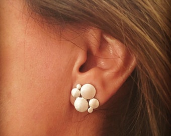 925 silver bubbles earrings
