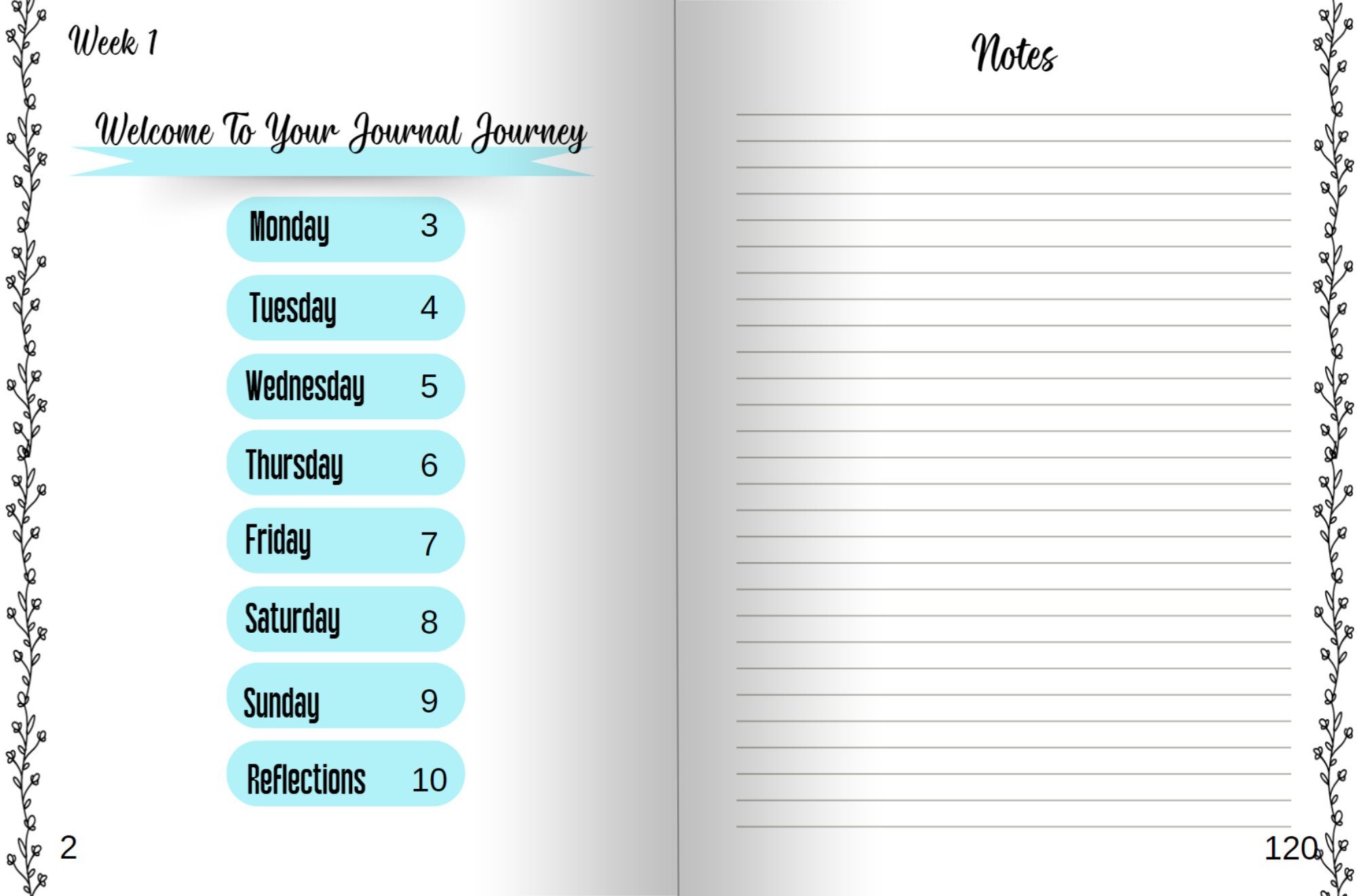 Ultimate Food and Fitness Digital Journal | Meal Planner, Workout ...